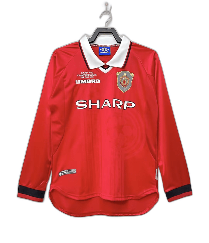 Manchester United 99/00 I Home Jersey - Long Sleeve Retro Version - FutStore