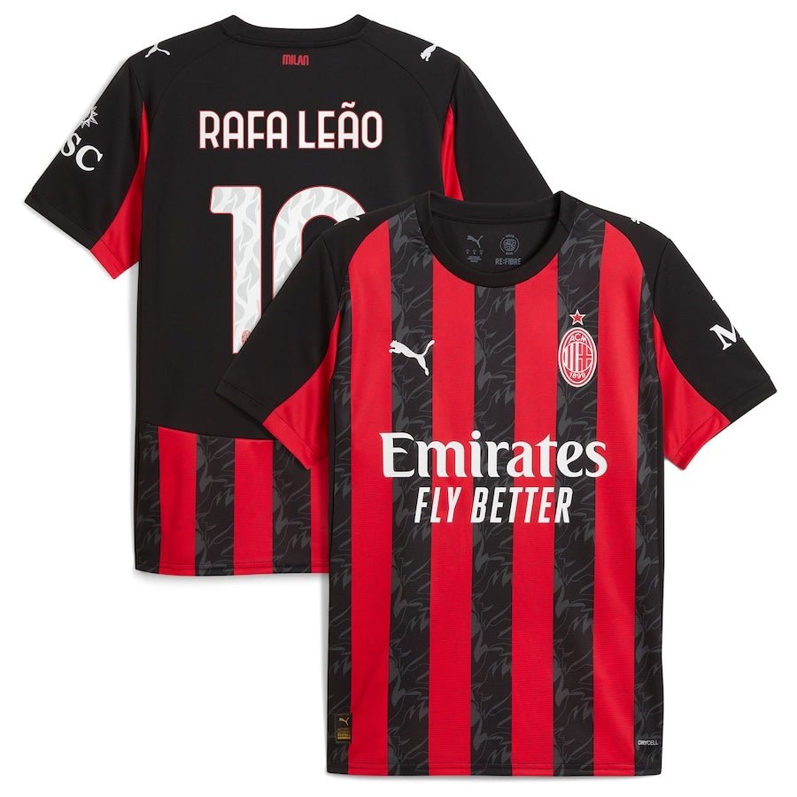 Milan Rafael Leao 10 Home Fan Jersey 2025/26 - FutStore