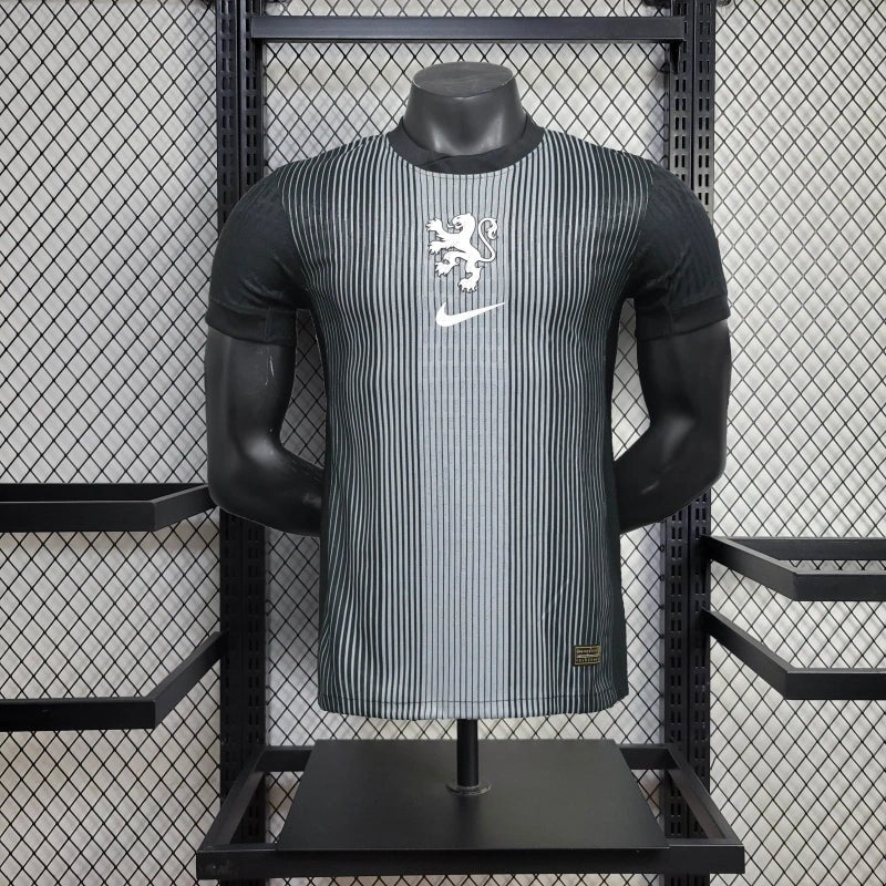 Netherlands 25/26 Goalkeeper Jersey - Black - Player Version - Slim Fit - FutStore