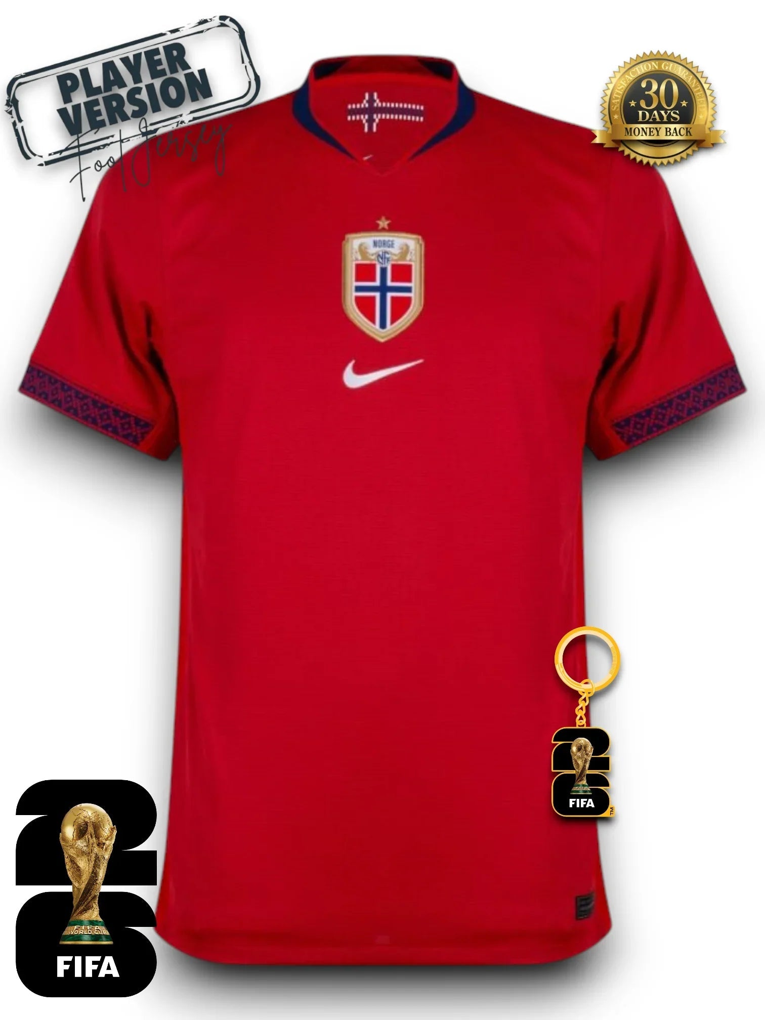 Norway World Cup 2026 Jersey - Player Version - FutStore