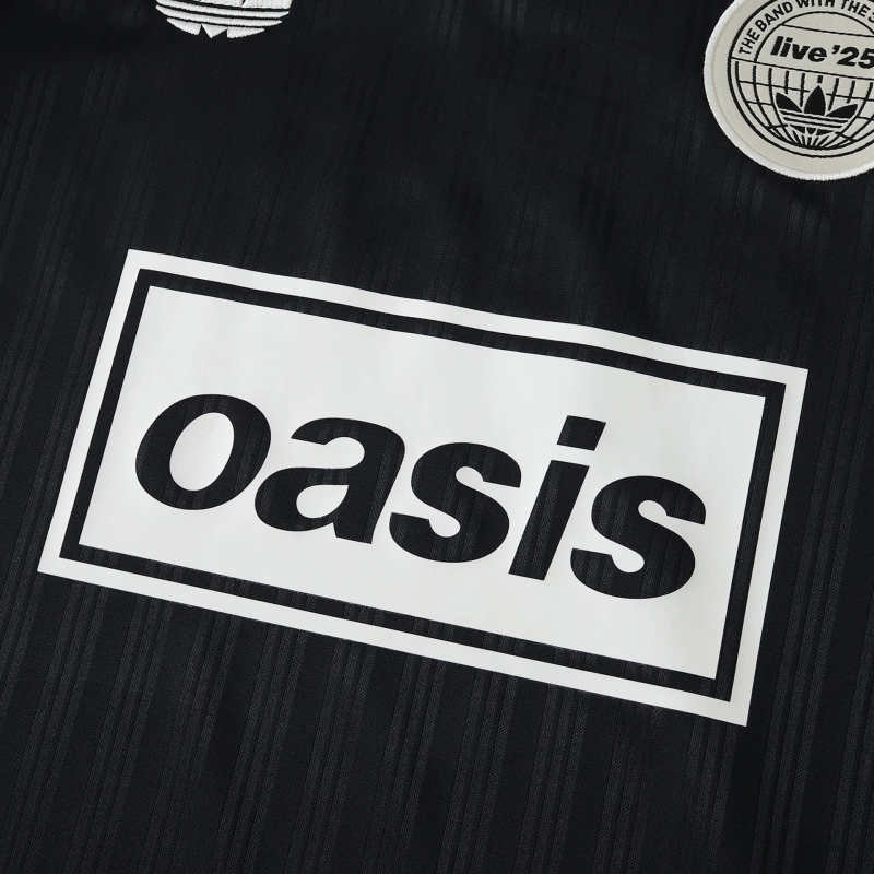 Oasis Jacquard Tour 25' Black Jersey 2025/26 - FutStore