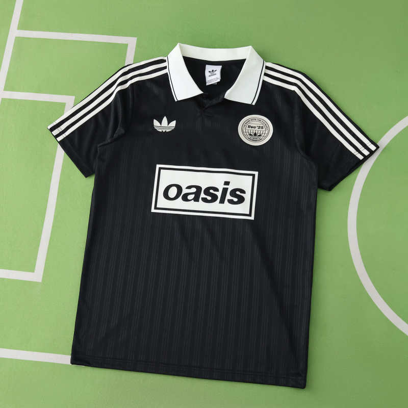 Oasis Jacquard Tour 25' Black Jersey 2025/26 - FutStore