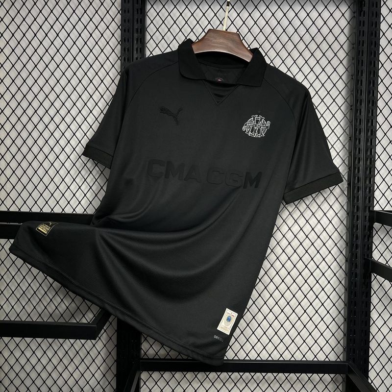 Olympique de Marseille 125th Anniversary Black Jersey - FutStore