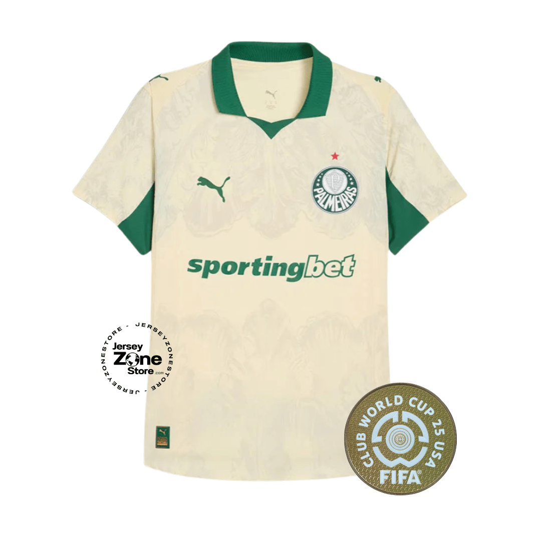 Palmeiras Away Fan Jersey Sponsor 2025 Club World Cup - FutStore
