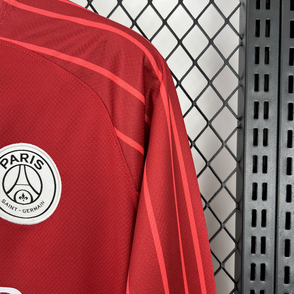 Paris Saint - Germain 2025/26 Red goalkeeper Long Sleeves Jersey - FutStore