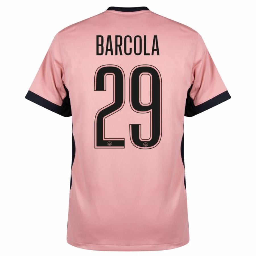 Paris Saint - Germain Barcola 29 Fan Jersey Third Jordan 2023/24 Patches UCL UEFA Foundation (Official Printing) - FutStore