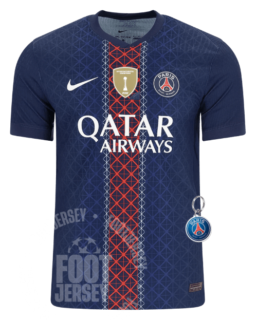Paris Saint Germain Home Jersey 2025/26 - World Champion Patch - FutStore