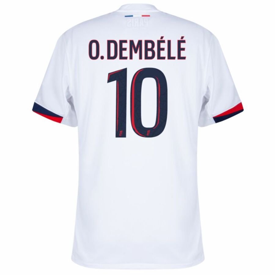 Paris Saint - Germain O.DEMBELE 10 Fan Jersey Away 2024/25 Patches UCL UEFA Foundation (Official Printing) - FutStore