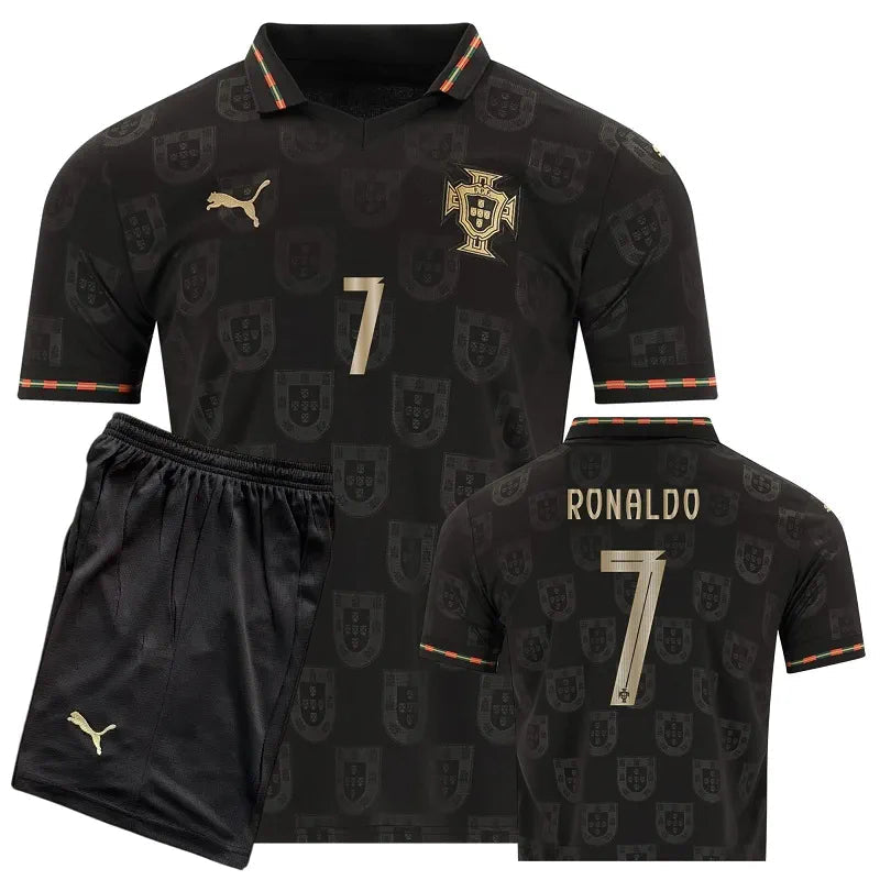 Portugal Pantera Negra 2026 Kit Kids Ronaldo 7 - FutStore