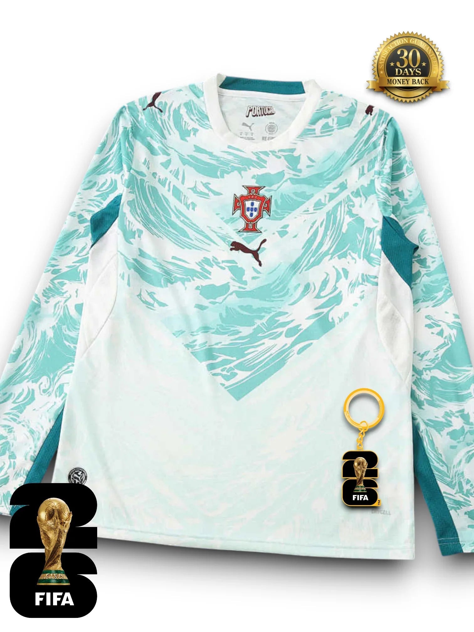 Portugal World Cup 2026 Away Jersey - Long Sleeve - FutStore