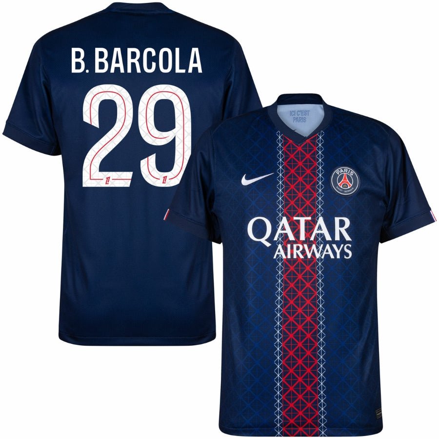 PSG Barcola 29 Home Fan Jersey 2025/26 - FutStore