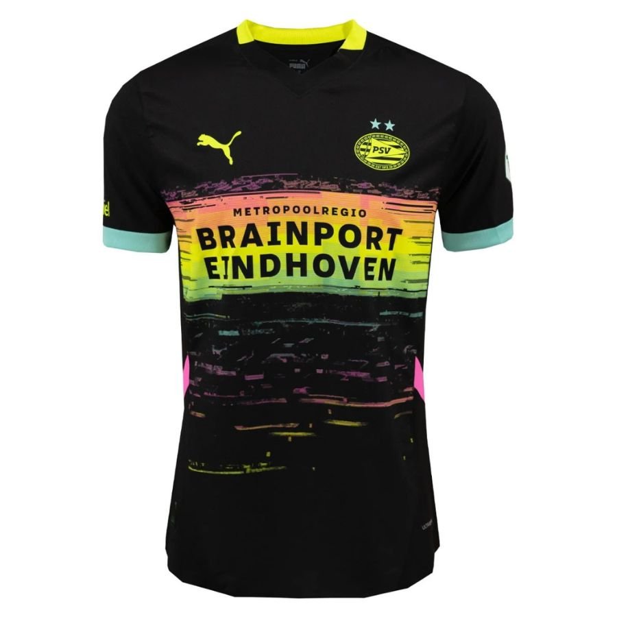 PSV Eindhoven Fan Jersey Away 2024/25 Patches UCL UEFA Foundation (Official Printing) - FutStore