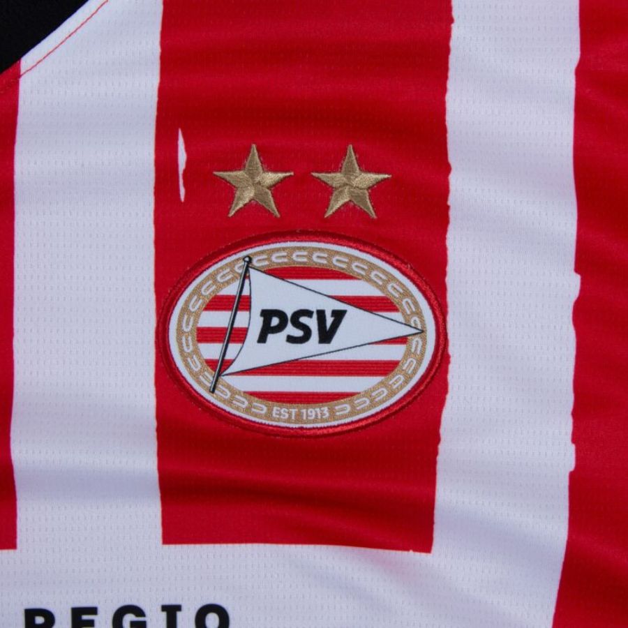 PSV Eindhoven Fan Jersey Home 2024/25 Patches UCL UEFA Foundation (Official Printing) - FutStore