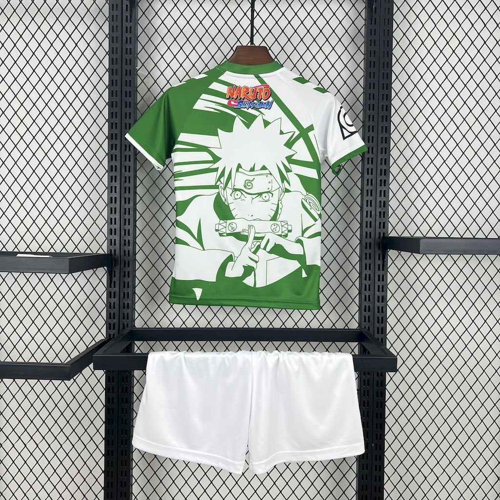 Real Betis 2025/26 Hummel x Limited - edition Naruto Kids Kit - FutStore