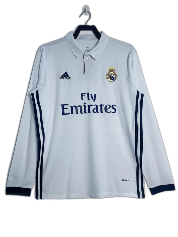 Real Madrid 16/17 I Home Jersey - Long Sleeve Retro Version - FutStore
