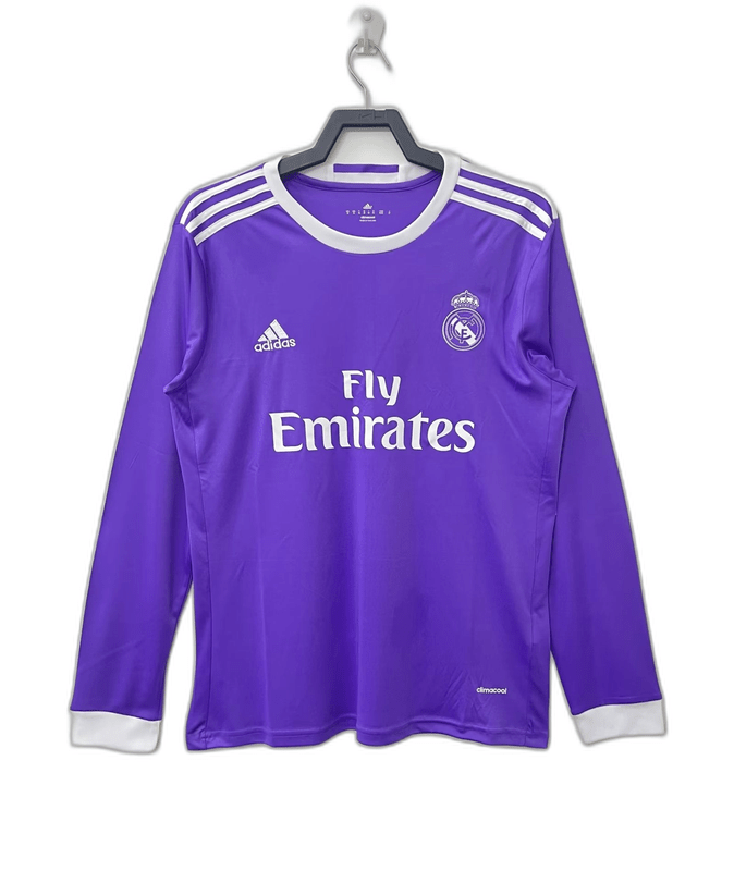 Real Madrid 16/17 II Away Jersey - Long Sleeve Retro Version - FutStore