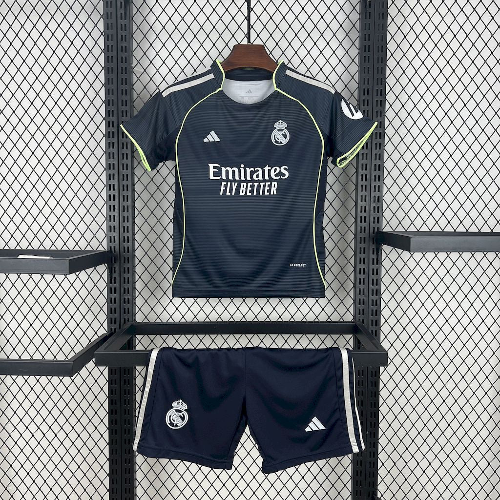 Real Madrid 2025/26 Away Kids Kit - FutStore