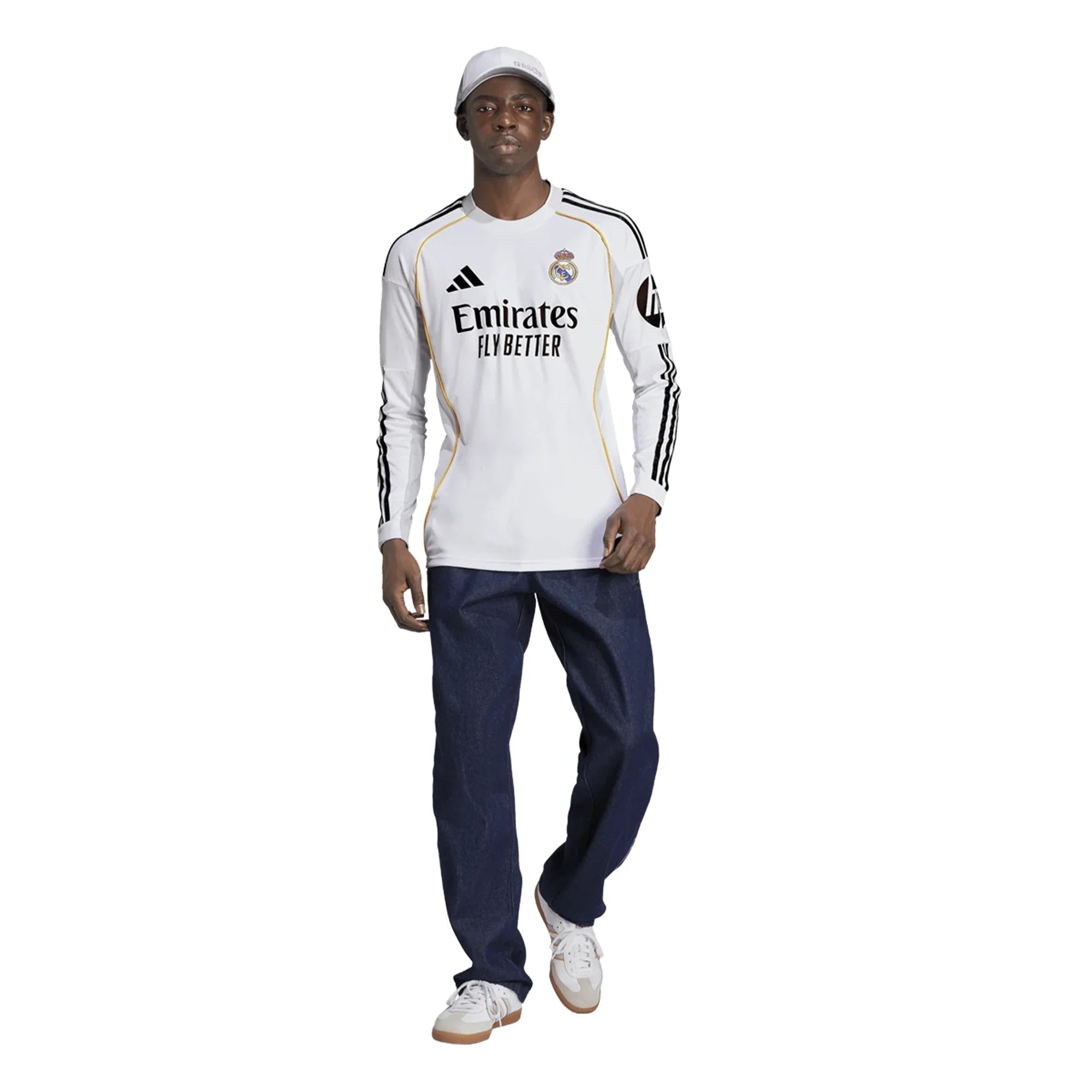 Real Madrid 2025/26 Home Long Sleeves Jersey - FutStore