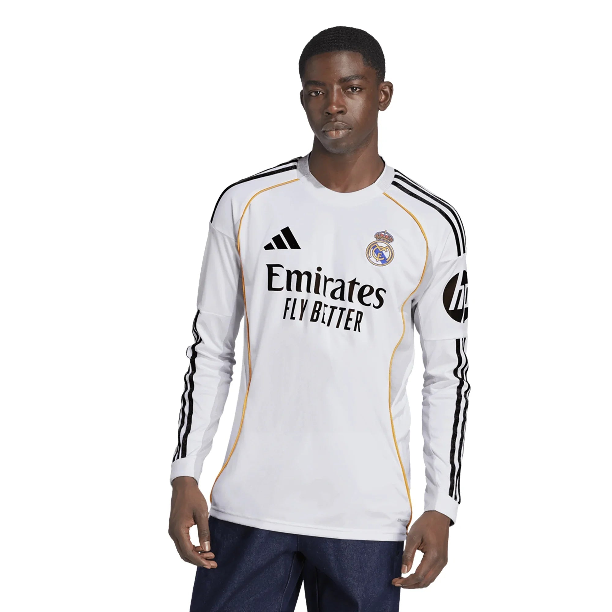 Real Madrid 2025/26 Home Long Sleeves Jersey - FutStore
