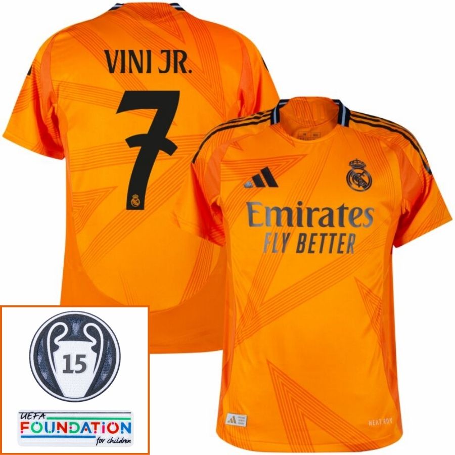 Real Madrid Away Fan Jersey 2024/25 Patches UCL UEFA Foundation (Official Printing) - FutStore