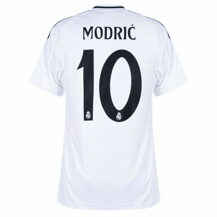 Real Madrid Modric 10 Home Fan Jersey 2024/25 Patches UCL UEFA Foundation (Official Printing) - FutStore