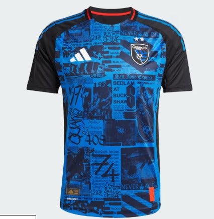San Jose Earthquakes Home Fan Jersey 2025/26 - FutStore