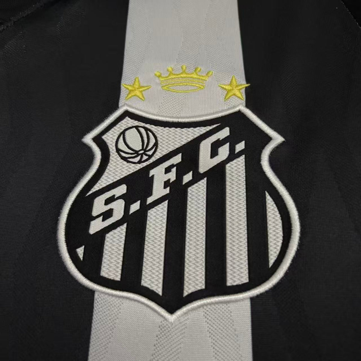 Santos FC home soccer jersey 2027 fan version in white with official club crest - view 6
