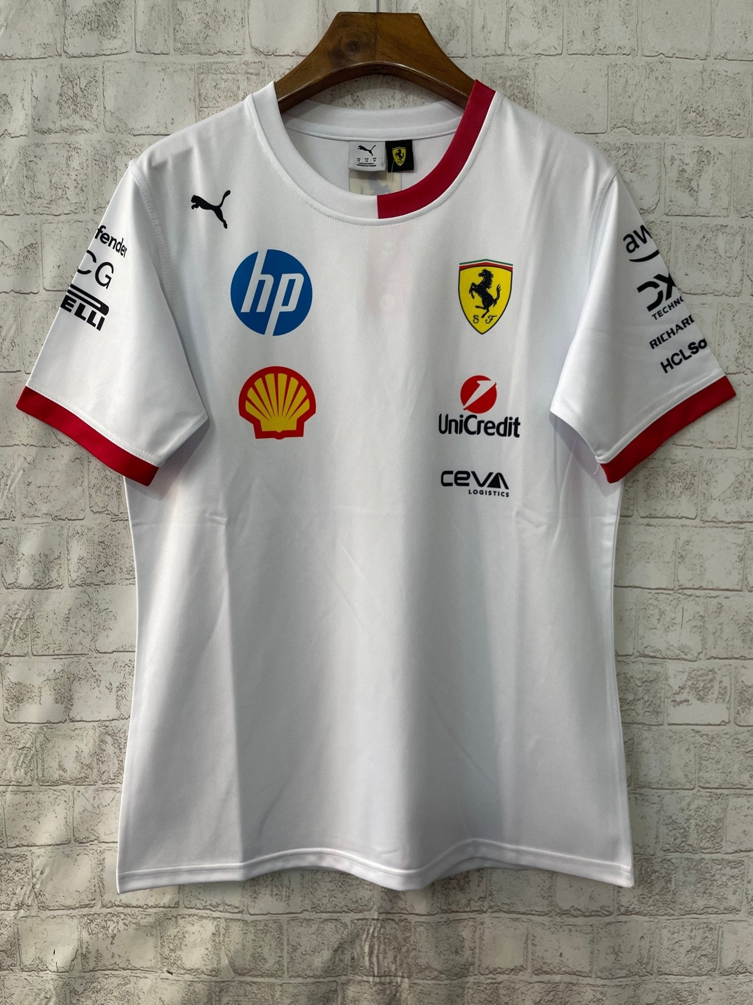 Scuderia Ferrari F1 2025 Team Set Up T-shirt Formula 1 - FutStore