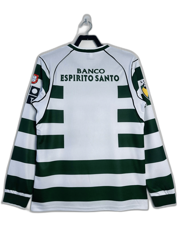 Sporting Lisbon 01/03 I Home Jersey - Long Sleeve Retro Version - FutStore