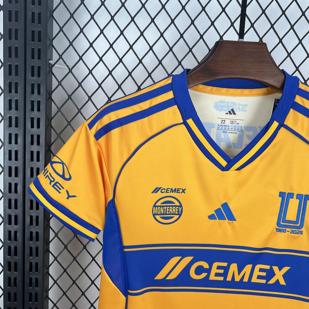Tigres UANL 2025/26 Home Kids Kit - FutStore