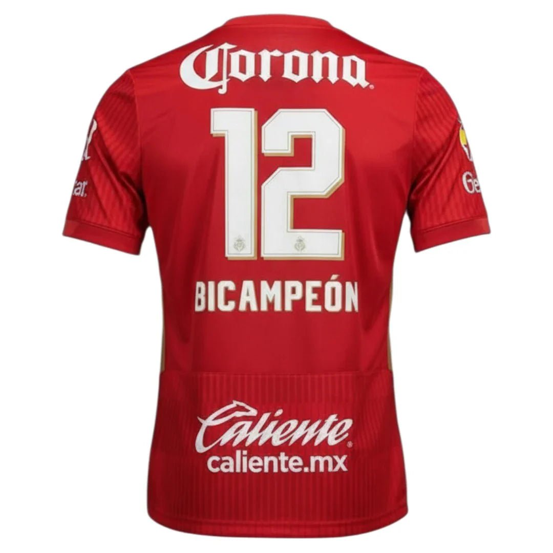 Toluca Home Negro 2025/26 - Diablo Bicampeones - FutStore