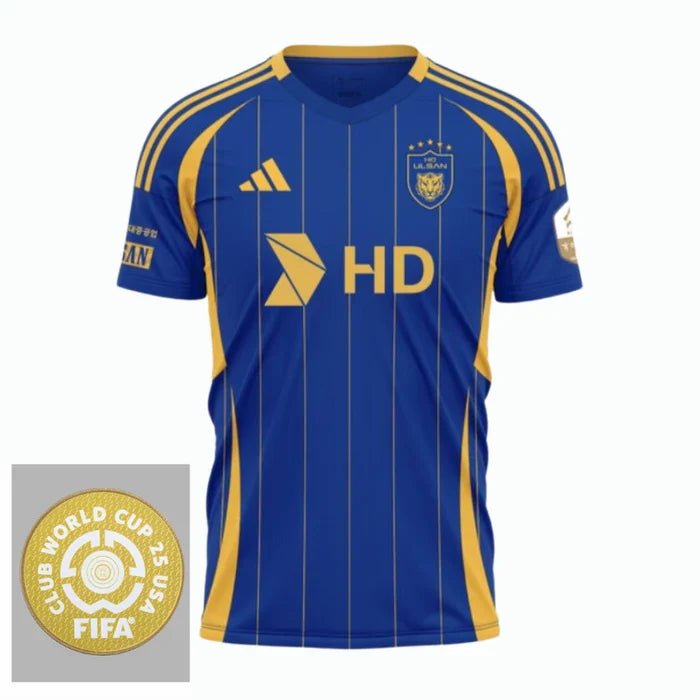 Ulsan HD Home Fan Jersey 2025/26 Patch Club World Cup - FutStore