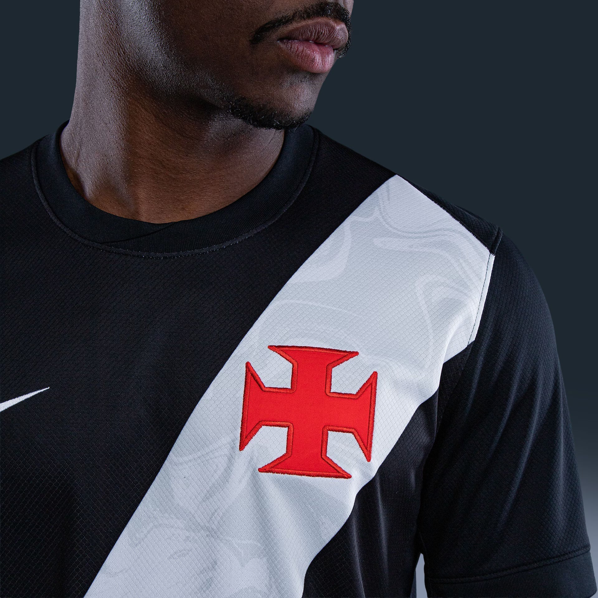 Vasco da Gama home soccer jersey 2026/27 fan version in white with black sash - view 7