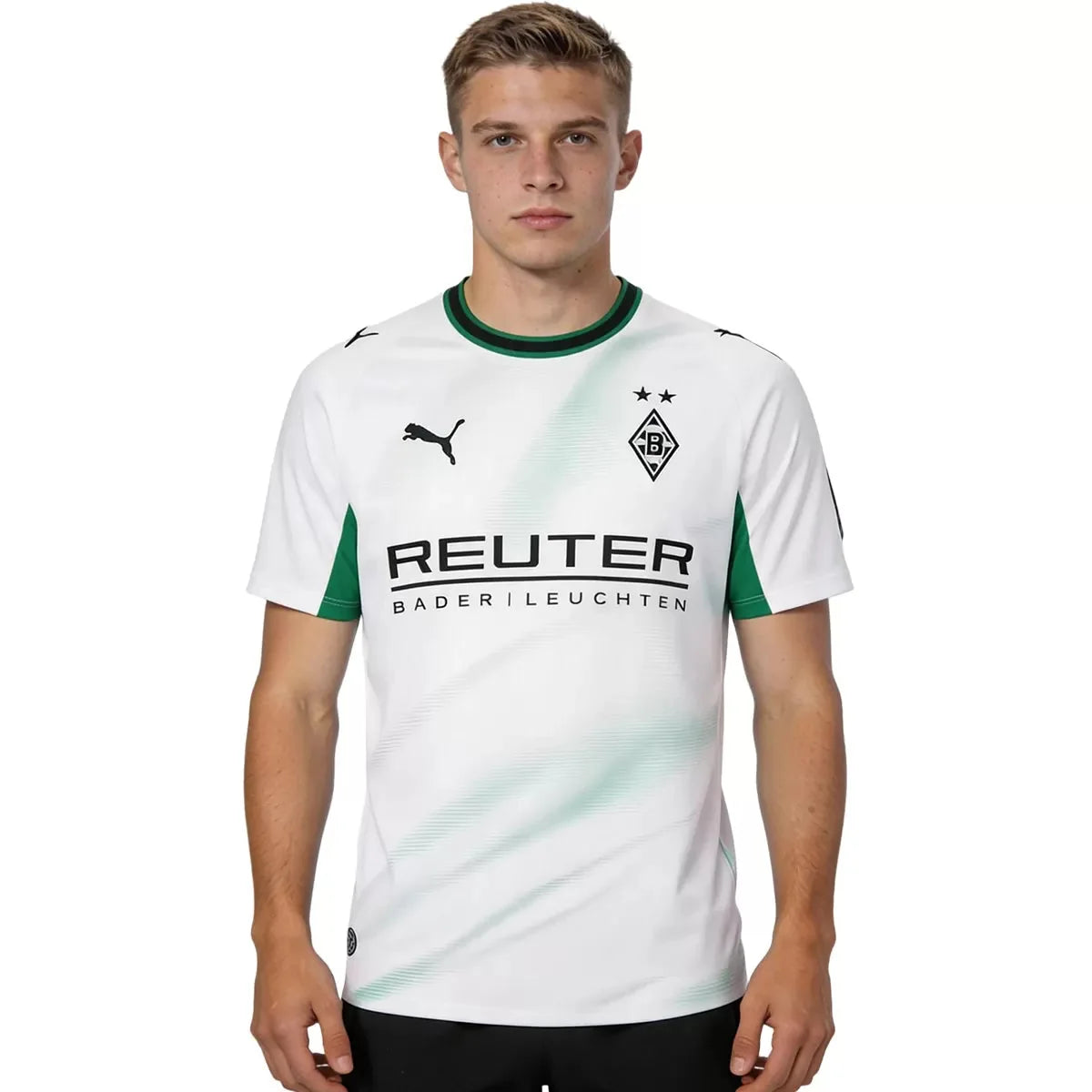 Borussia Monchengladbach home soccer jersey 2026/27 fan version in white
