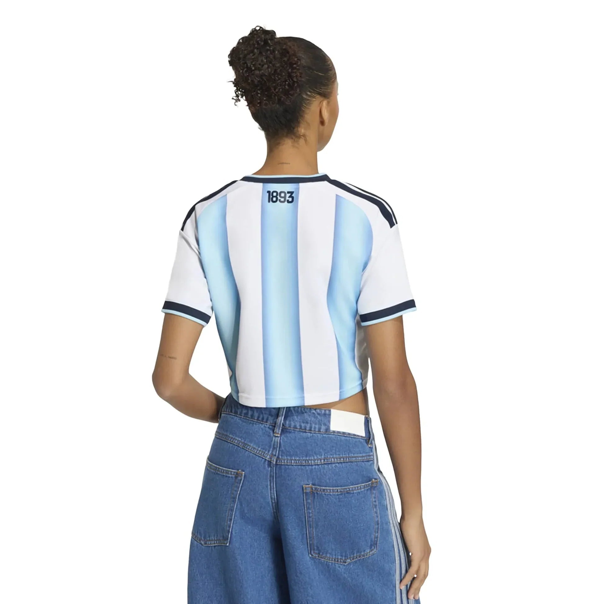 2026 Argentina Women's Stadium Home Cropped Soccer Jersey - FutStore