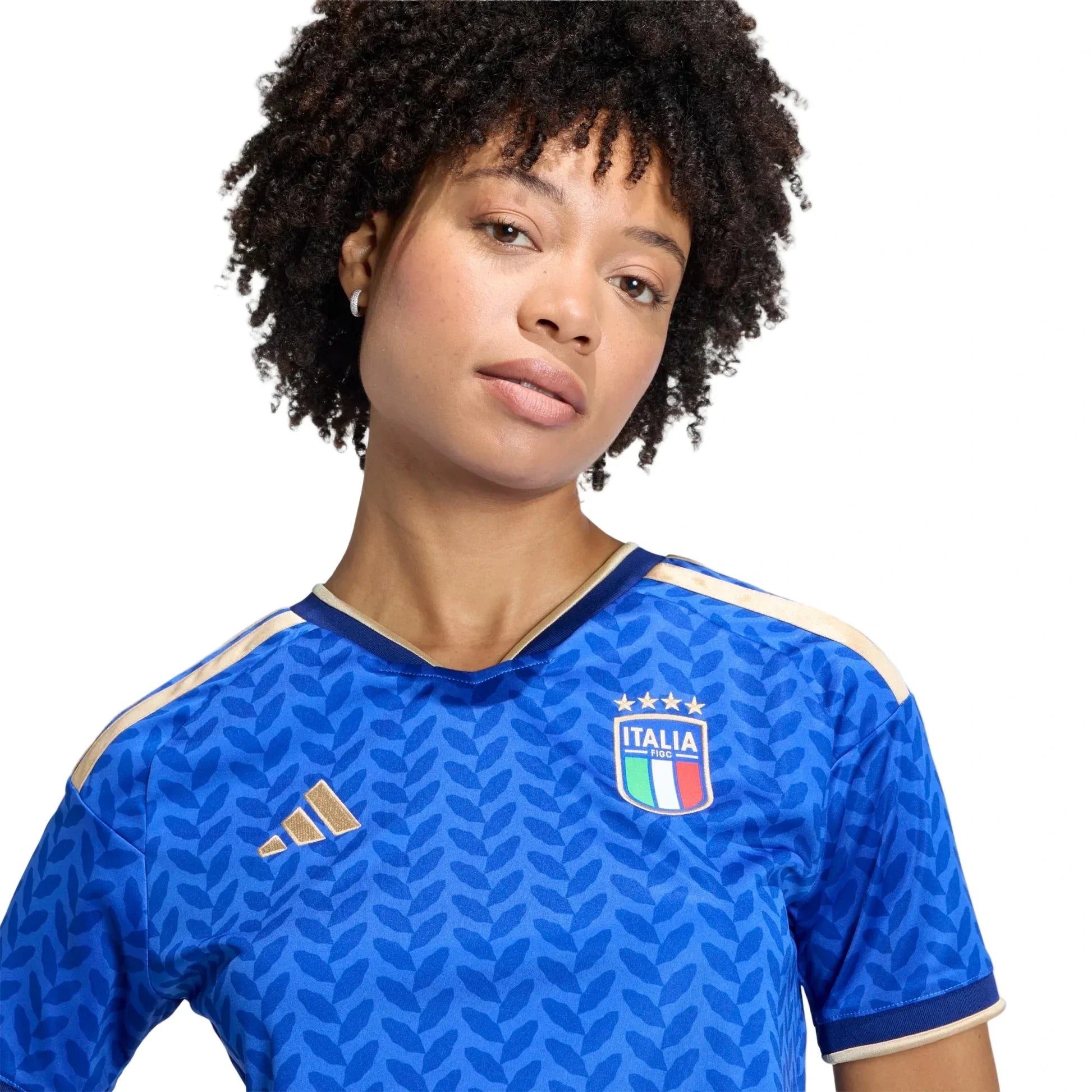 2026 Italy Women's Stadium Home Cropped Soccer Jersey - FutStore