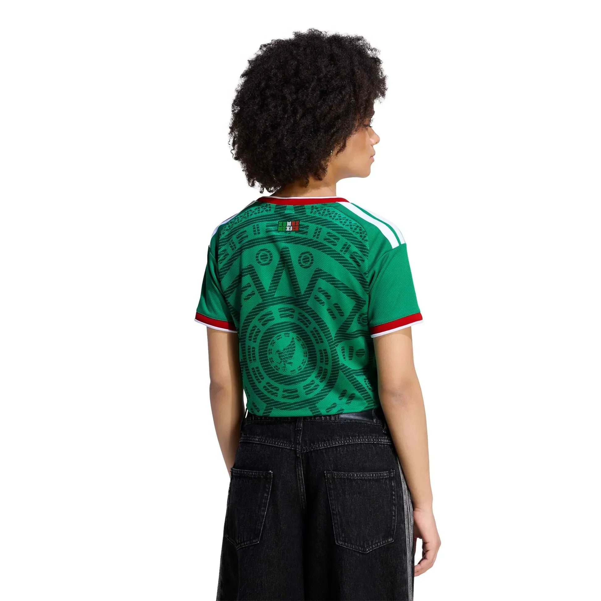 2026 Mexico Women's Stadium Home Cropped Soccer Jersey - FutStore