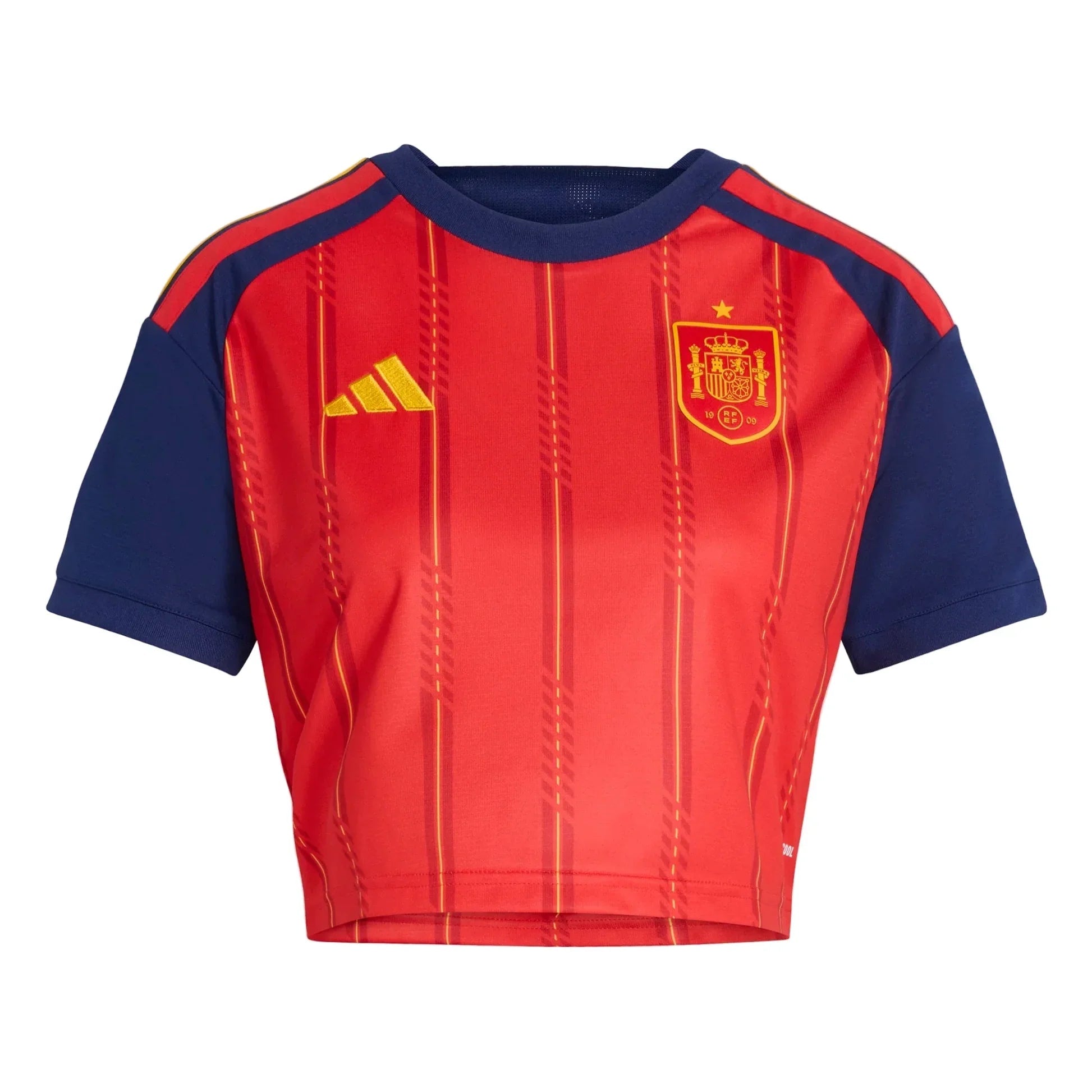 2026 Spain Women's Stadium Home Cropped Soccer Jersey - FutStore
