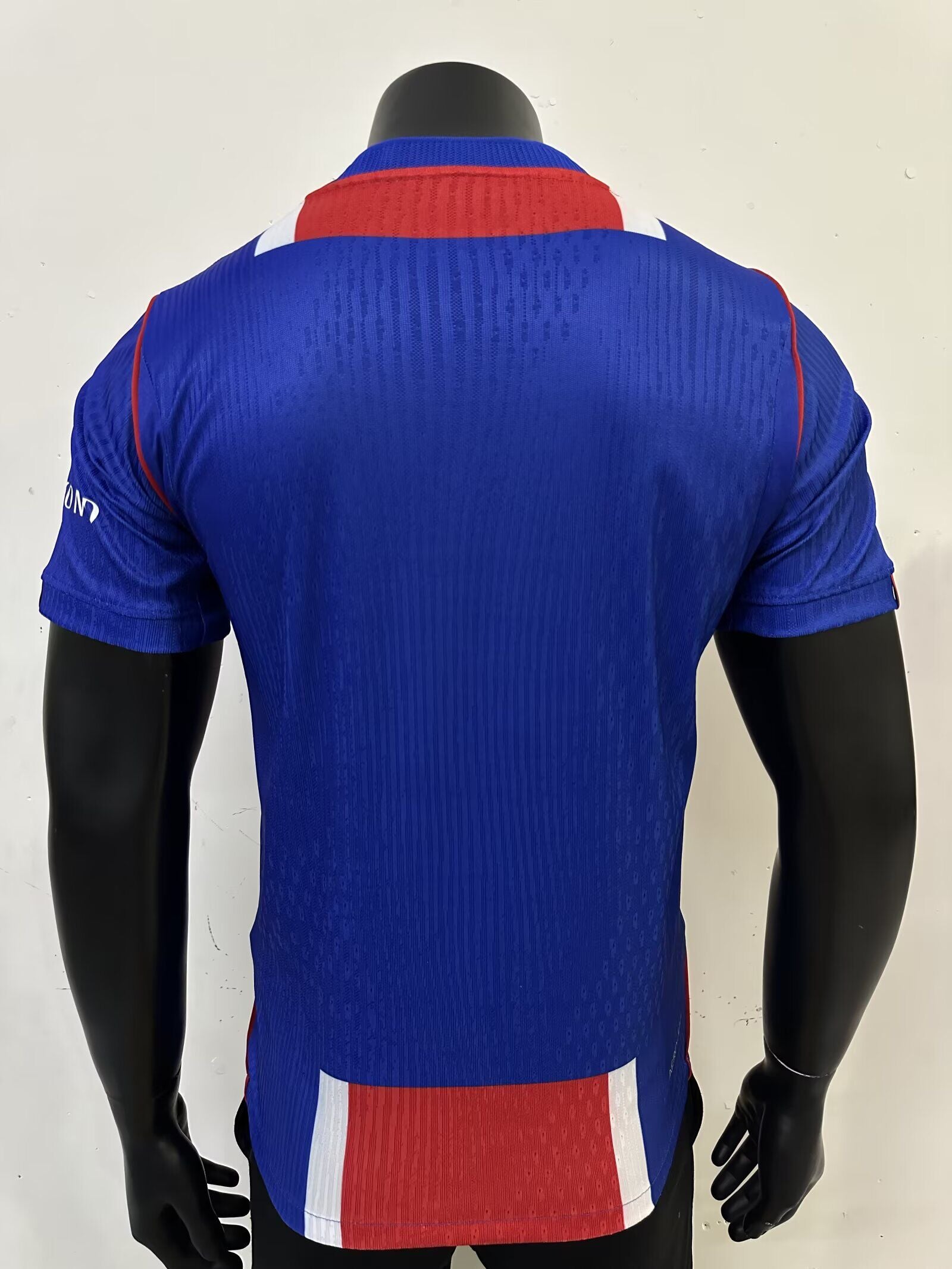 PSG home player version soccer jersey 2026/27 slim fit in blue red and white - view 3