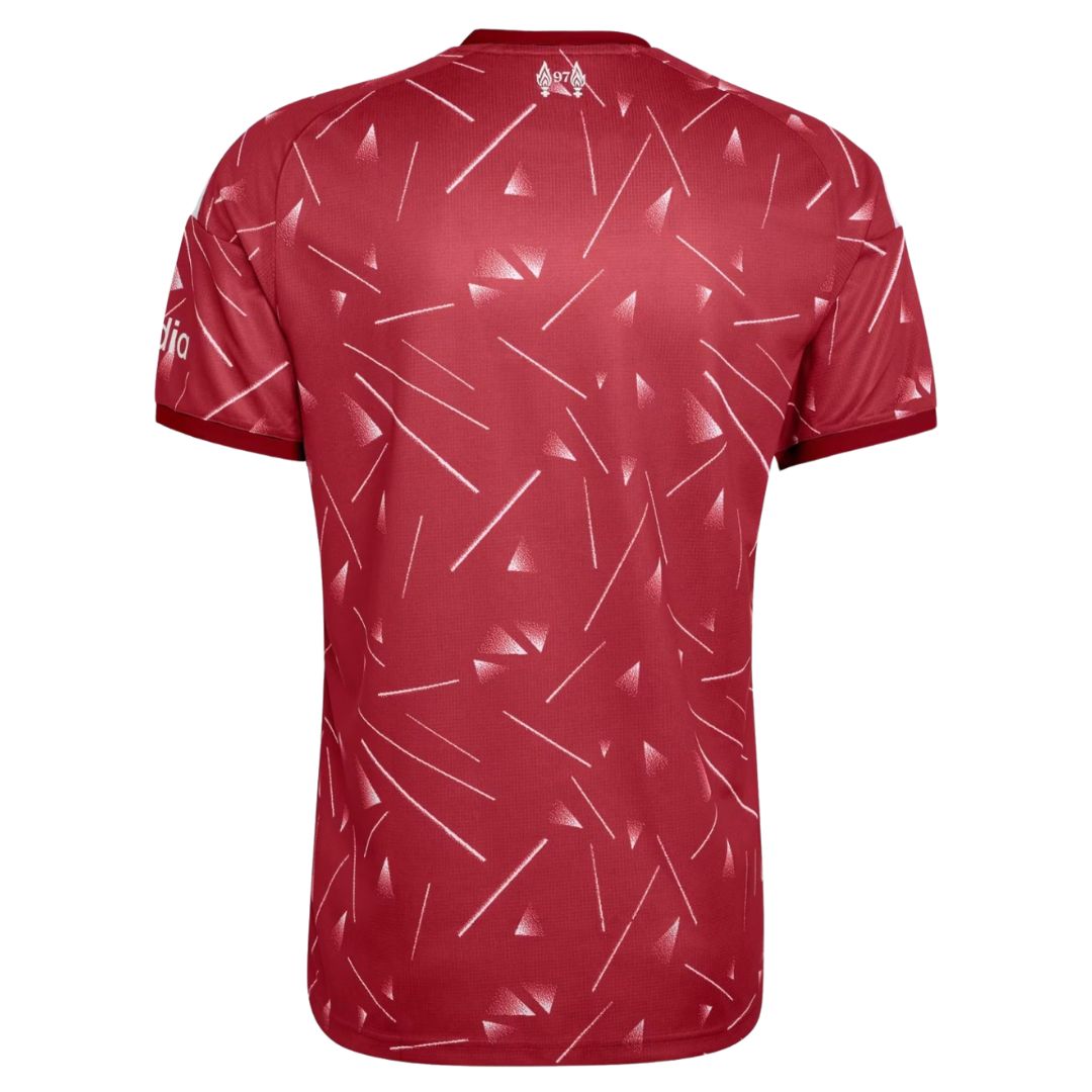 Liverpool home soccer jersey 2026/27 fan version in all red with club crest - view 2