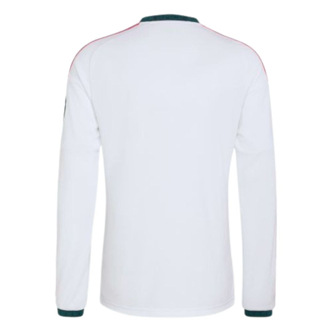 Real Madrid home long sleeve soccer jersey 2026/27 fan version in white - view 2