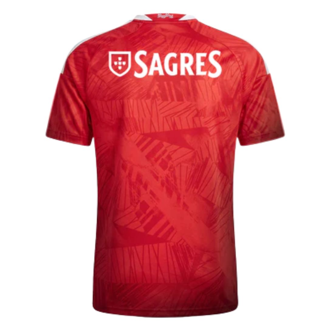 Benfica home soccer jersey 2026/27 fan version in red with the club eagle crest - view 2