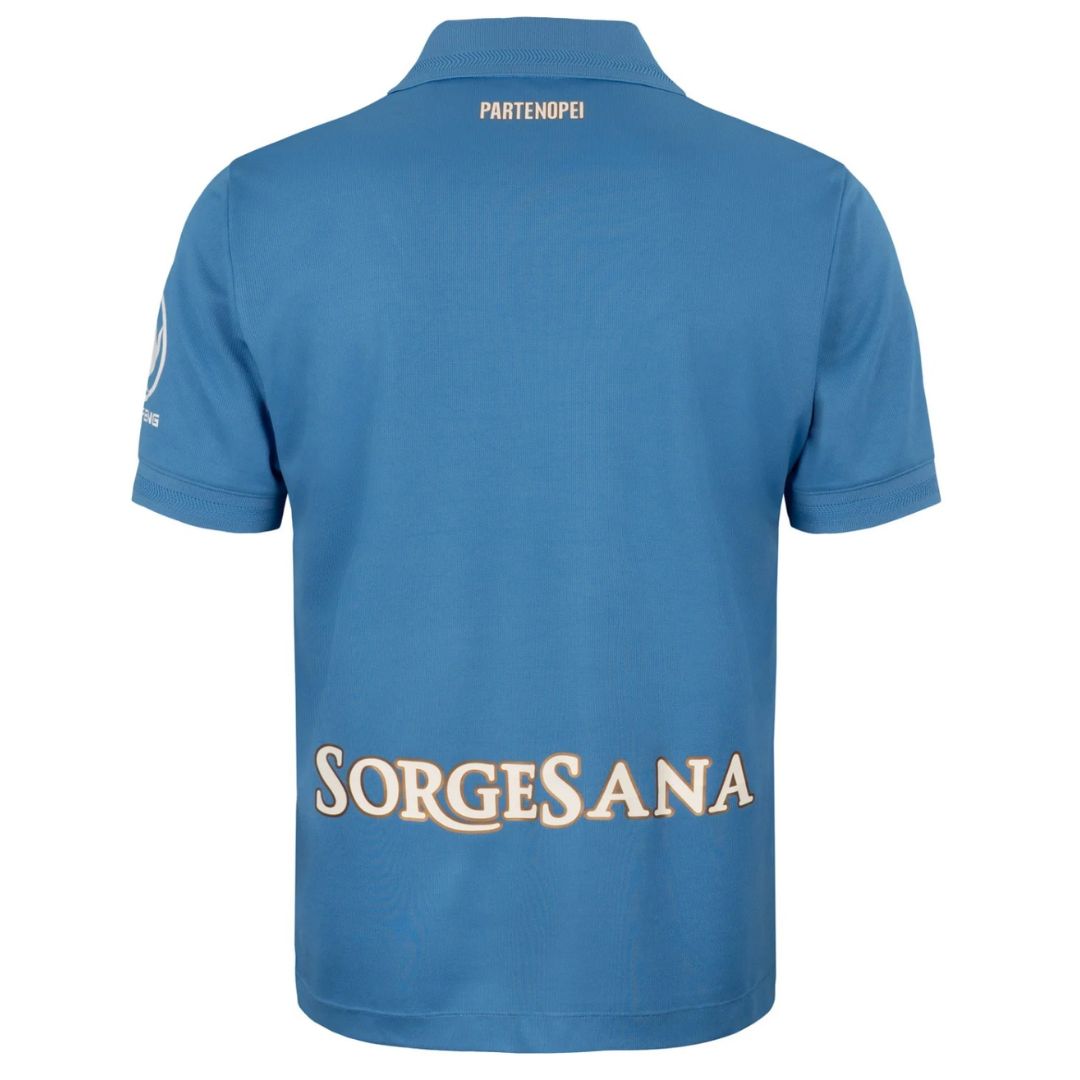 Napoli home soccer jersey 2026/27 fan version in azzurri blue with club crest - view 2