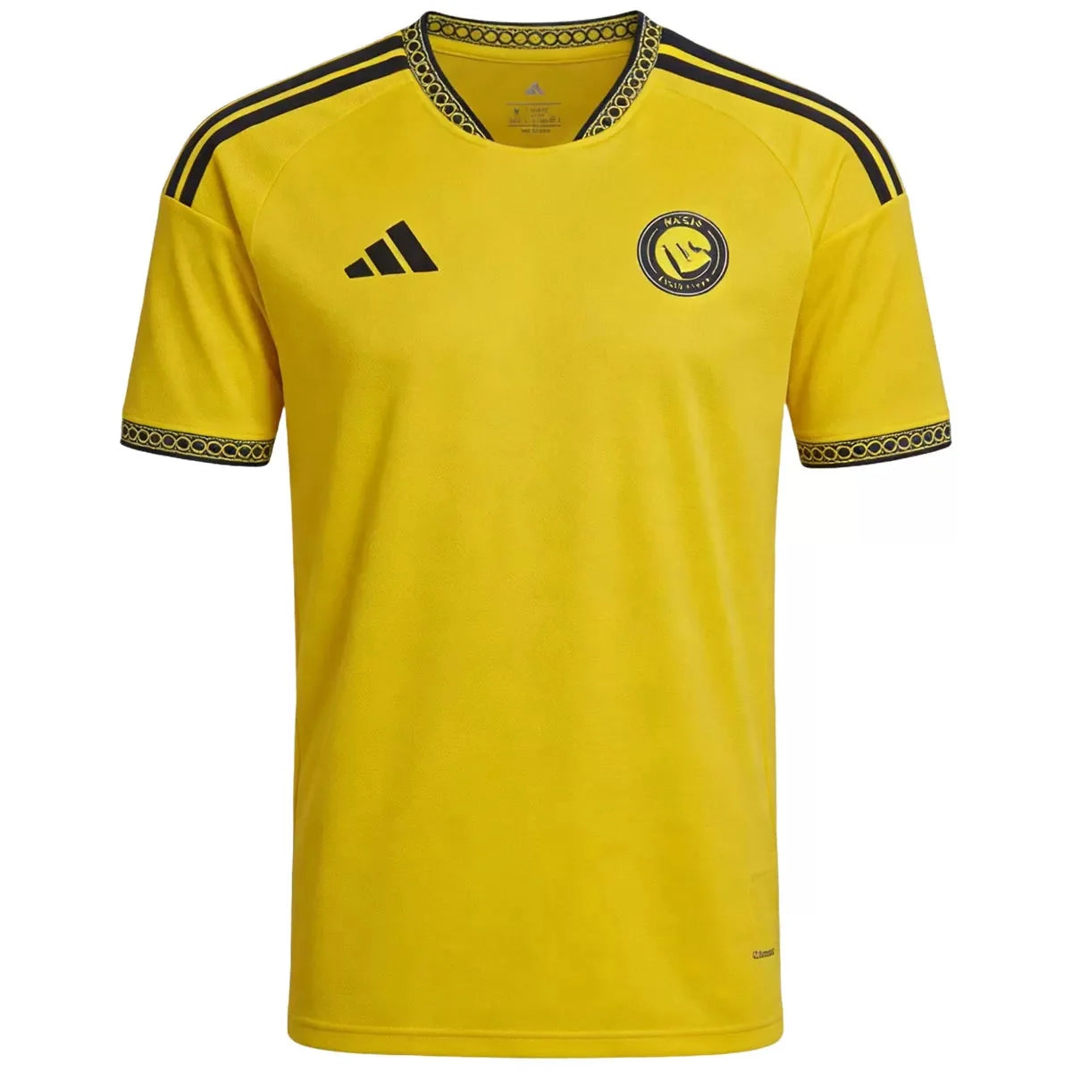 Al Nassr home soccer jersey 2026/27 fan version in yellow and blue - view 3