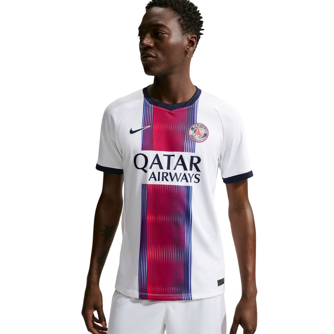 PSG away soccer jersey 2026/27 fan version with official Paris Saint-Germain crest - view 3