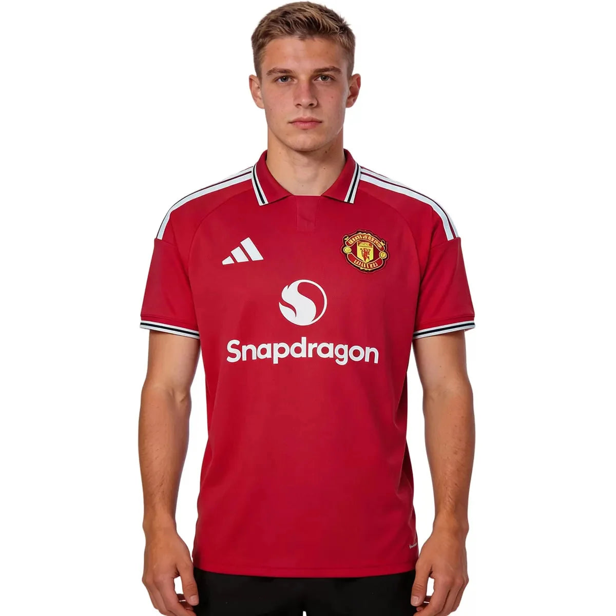 Manchester United home soccer jersey 2026/27 fan version in red with club crest
