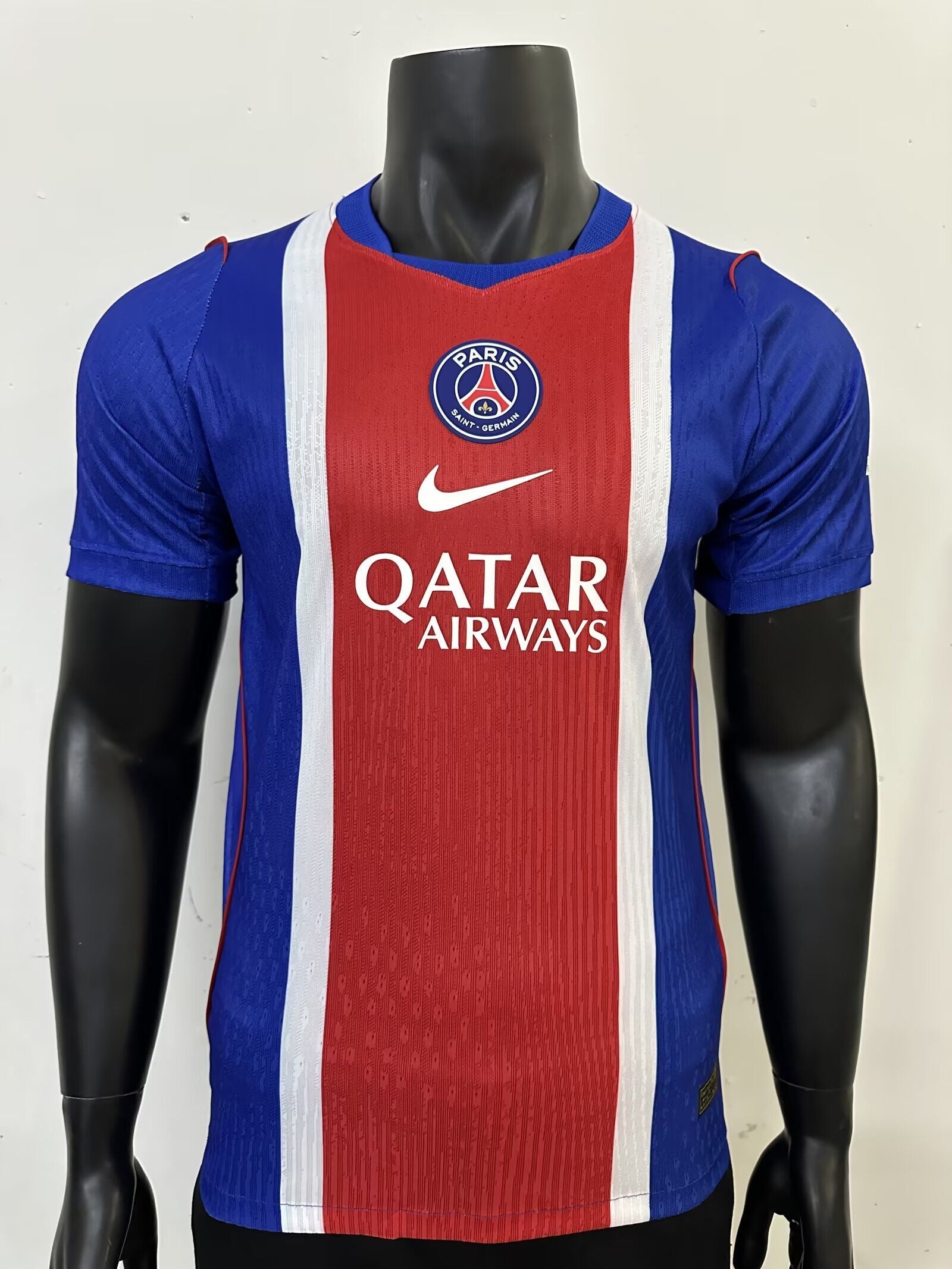 PSG home player version soccer jersey 2026/27 slim fit in blue red and white - view 2