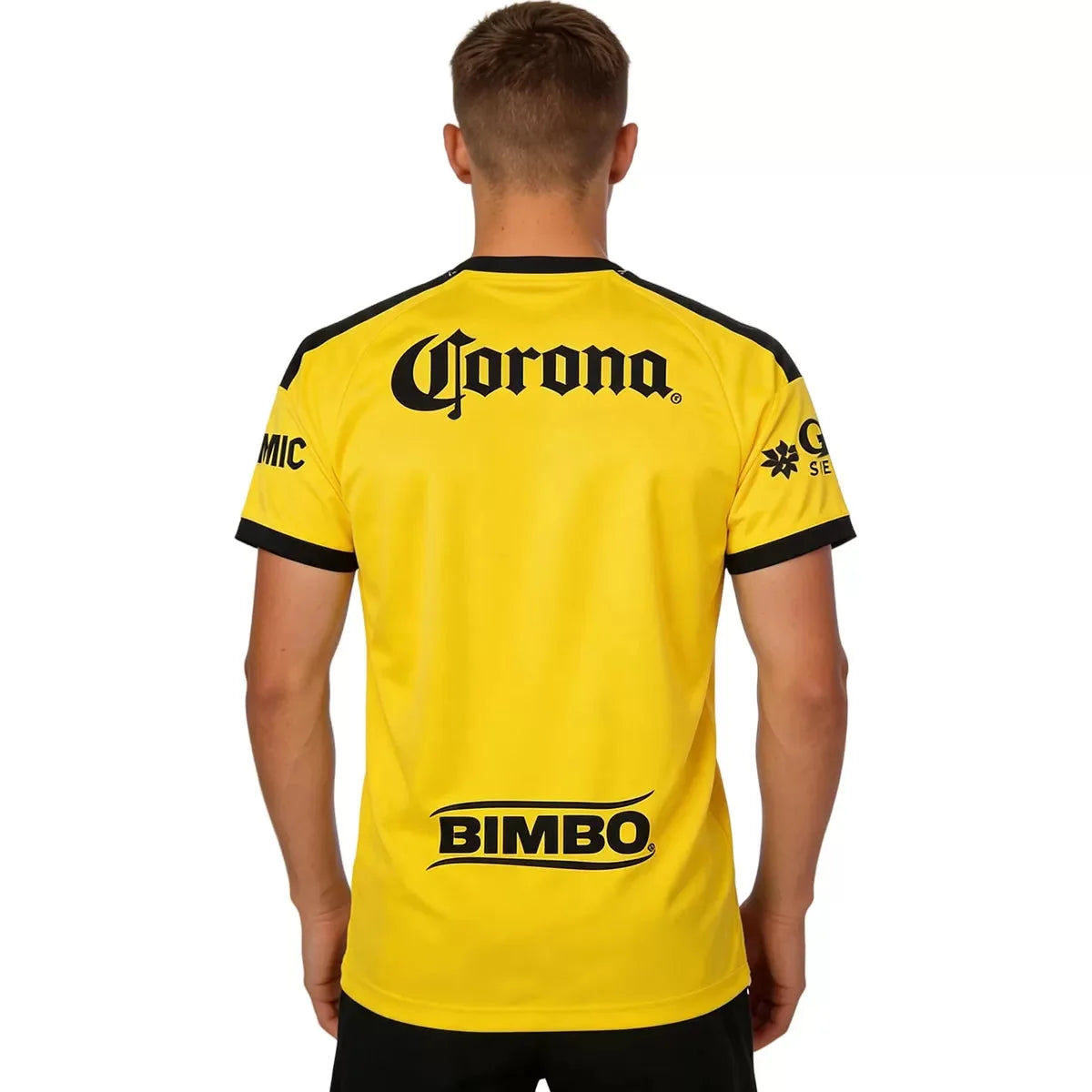 Club America home soccer jersey 2026/27 fan version in yellow and blue - view 2