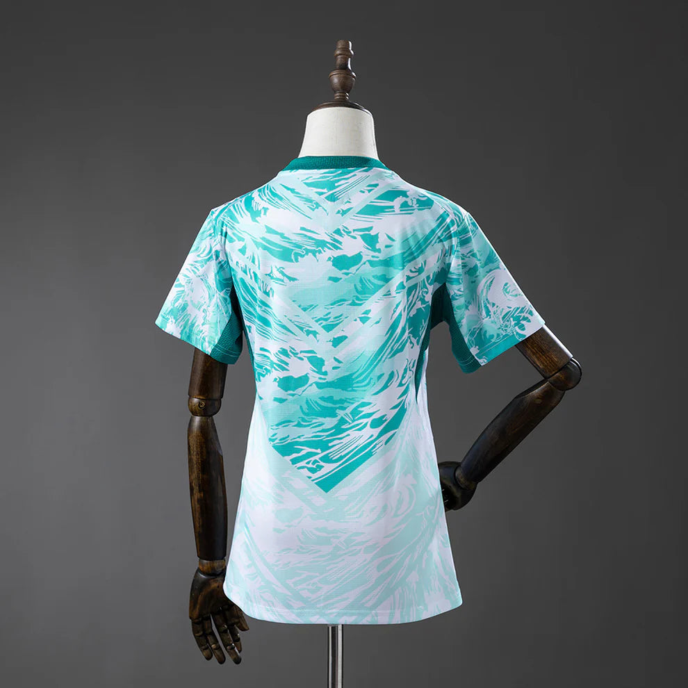 Portugal World Cup 2026 Away Jersey - Women's- White and Blue