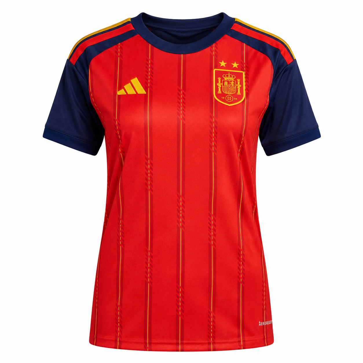 Spain Home Jersey Women's 2026 World Cup Champion - 2 stars